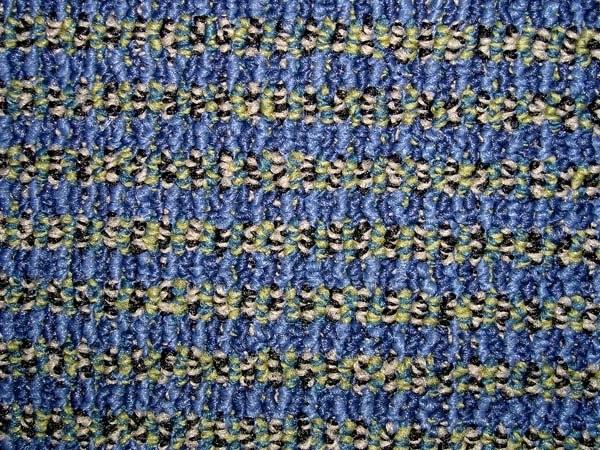 Commercial Carpet Raminate KOL 146 (12 X 88) Blue - Tan Strip 